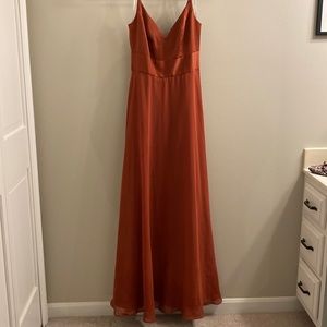 David’s Bridal Bridesmaid Dress Cinnamon Size 6